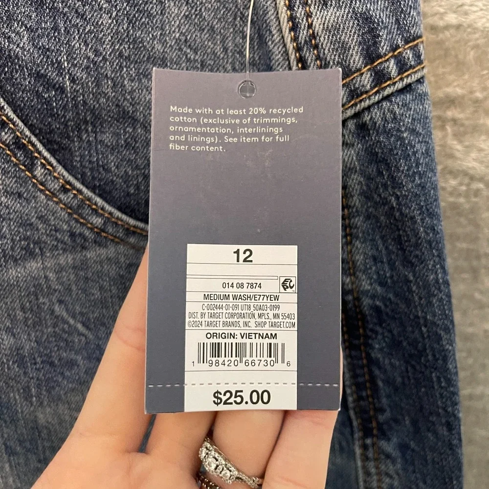 Universal Thread Women Denim Mini‎ Skirt 12 Bareback Y2K 90s Grunge Indie Sleaze